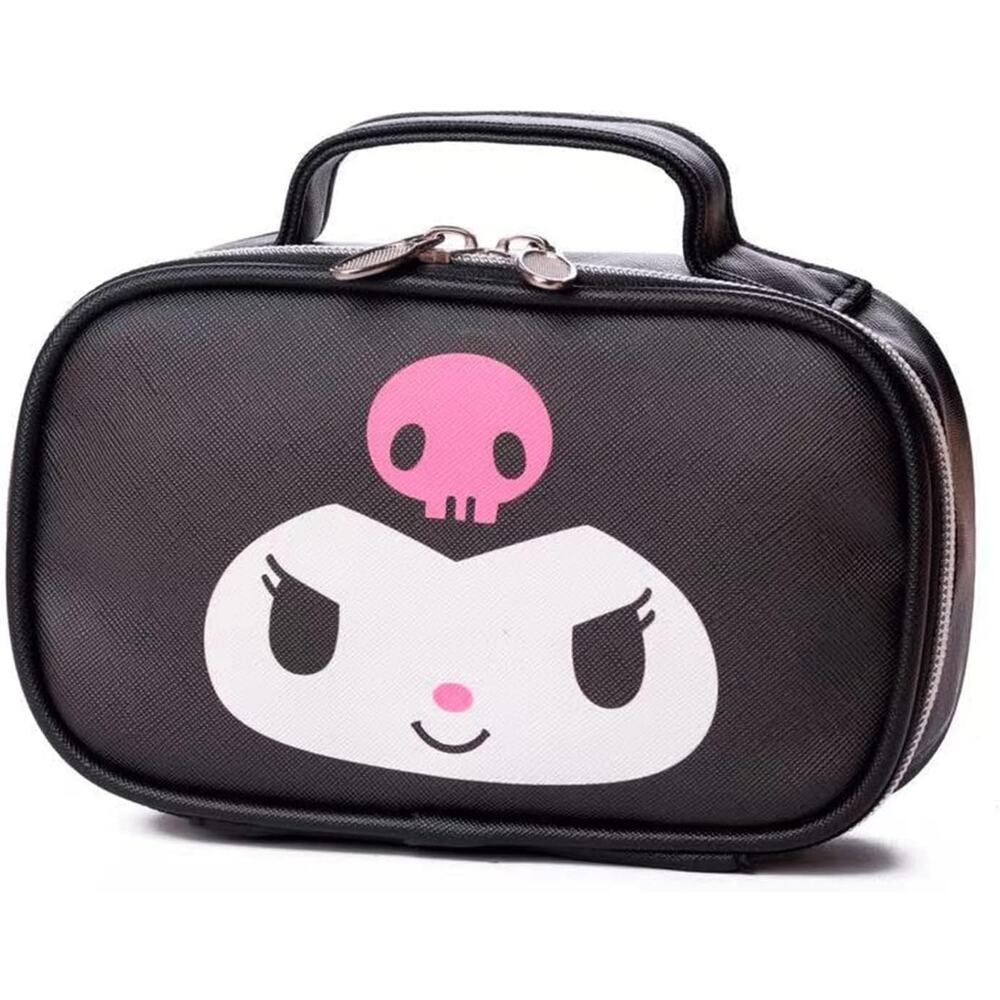 2 For $12  Tokidoki Black Mini Bag with Pink Skull & Cute Face Graphic –
